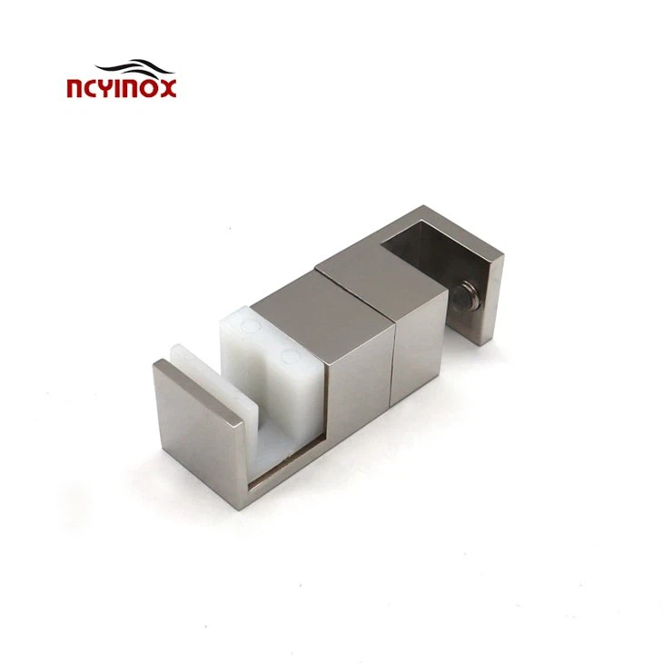Frameless Sliding Rectangle Shower Enclosure Sliding-Rolling Door Hardware Kit
